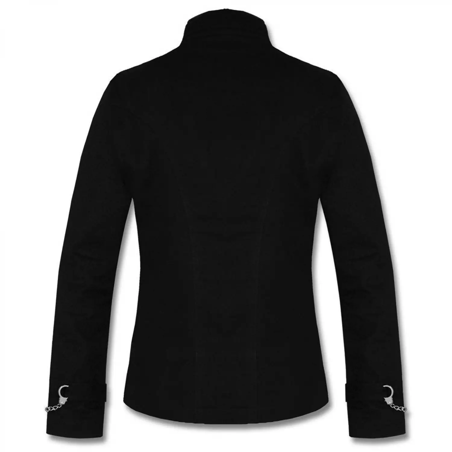 Asymmetric Buckle Strap Asylum Jacket | Gothic Industrial Coat